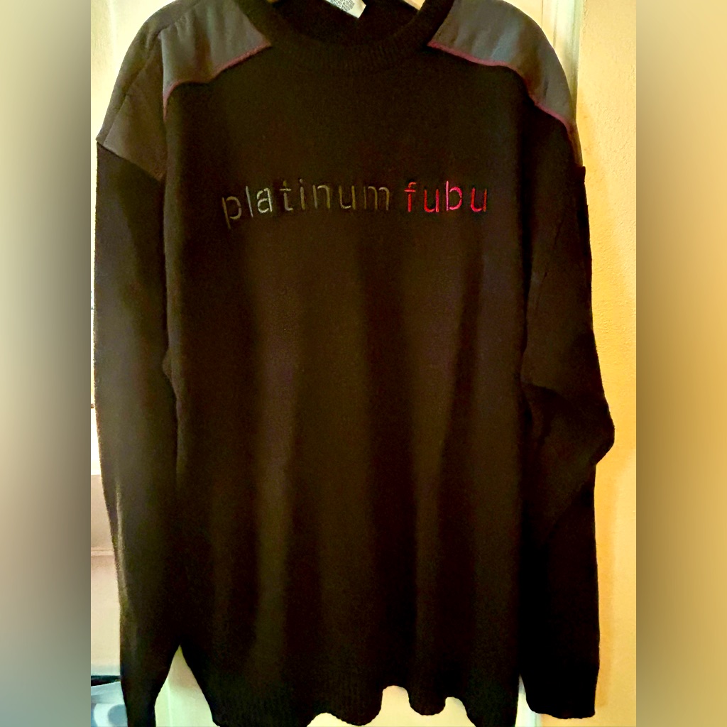 Vintage Platinum Fubu Sweater Size 2xl